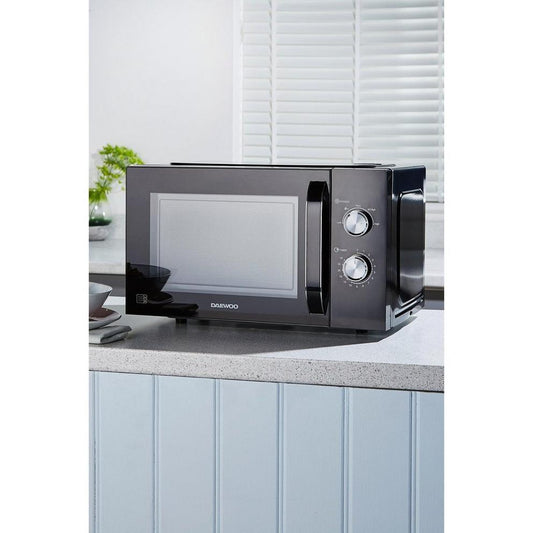 23L BLACK 800W MICROWAVE - KOR8A07