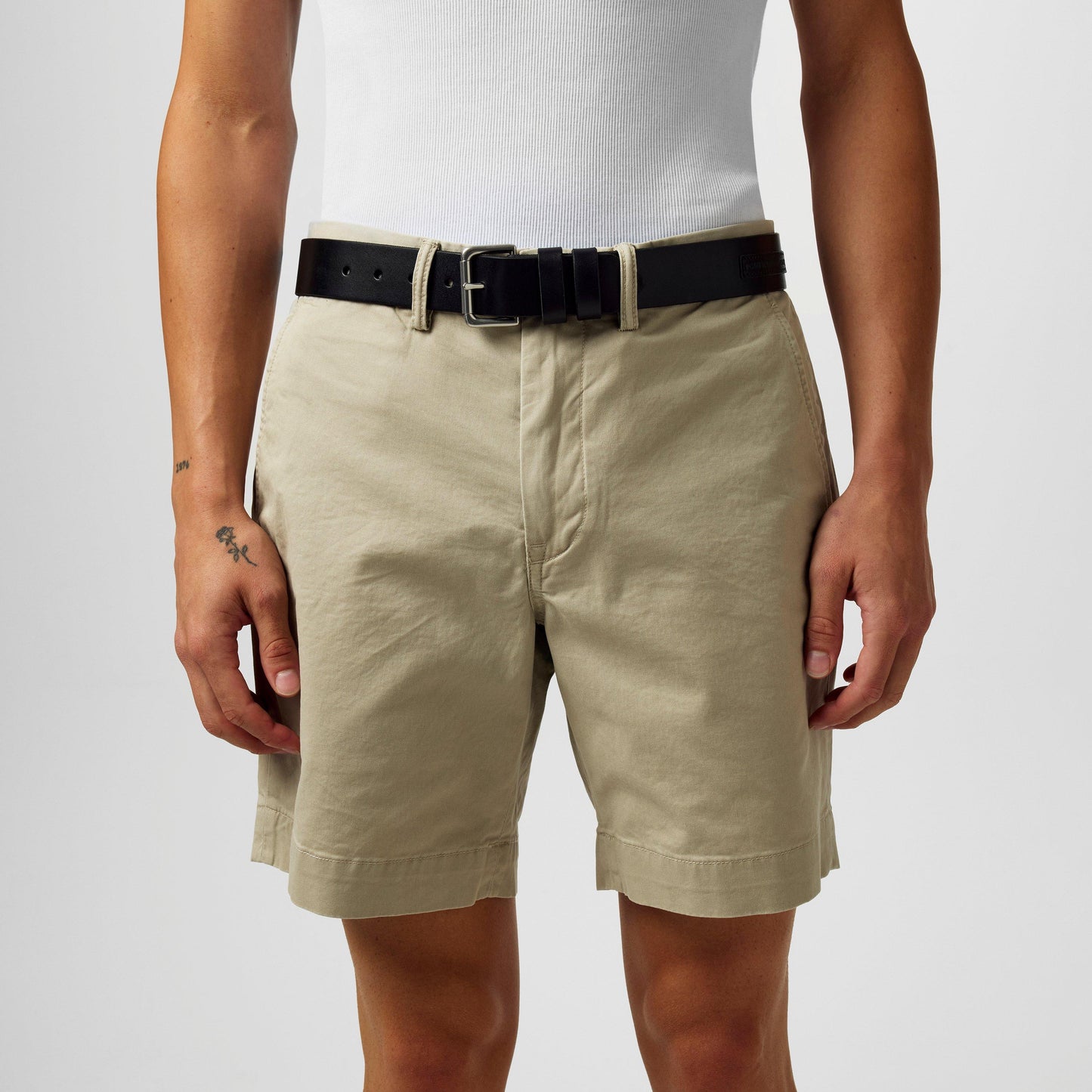 Polo Ralph Lauren Logo Patch Leather Belt