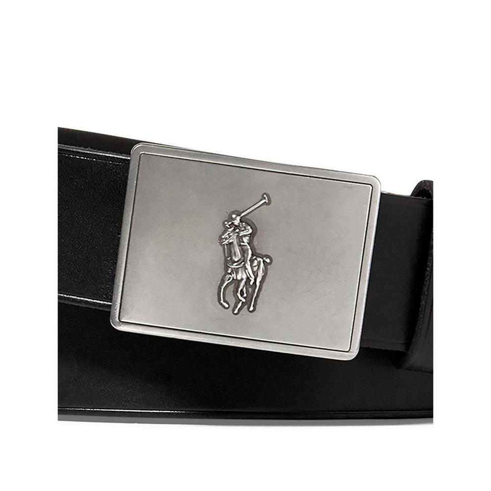 Polo Ralph Lauren Men's Plaque Leather Belt
