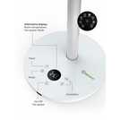 Meaco 1056P White Pedestal Fan - 12 Inch