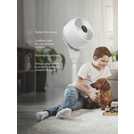 Meaco 1056P White Pedestal Fan - 12 Inch