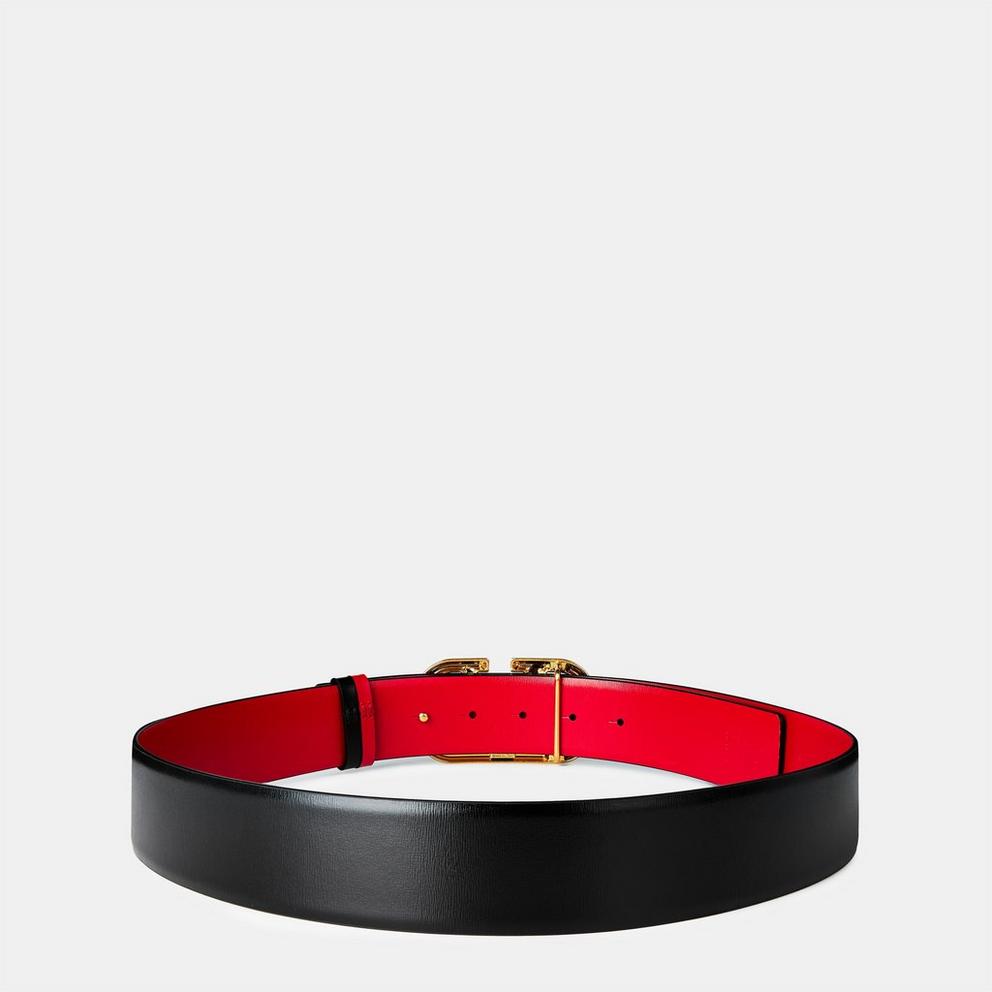 Valentino Garavani V Logo 4cm Reversible Belt