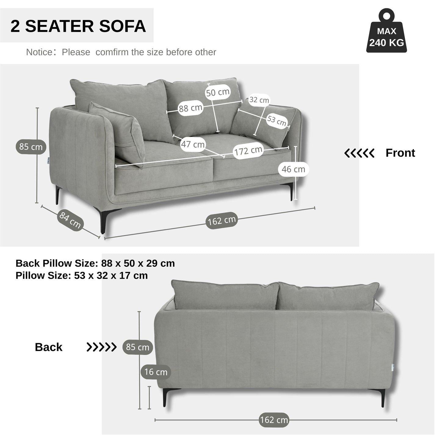 Neptune 2 Seat Sofa
