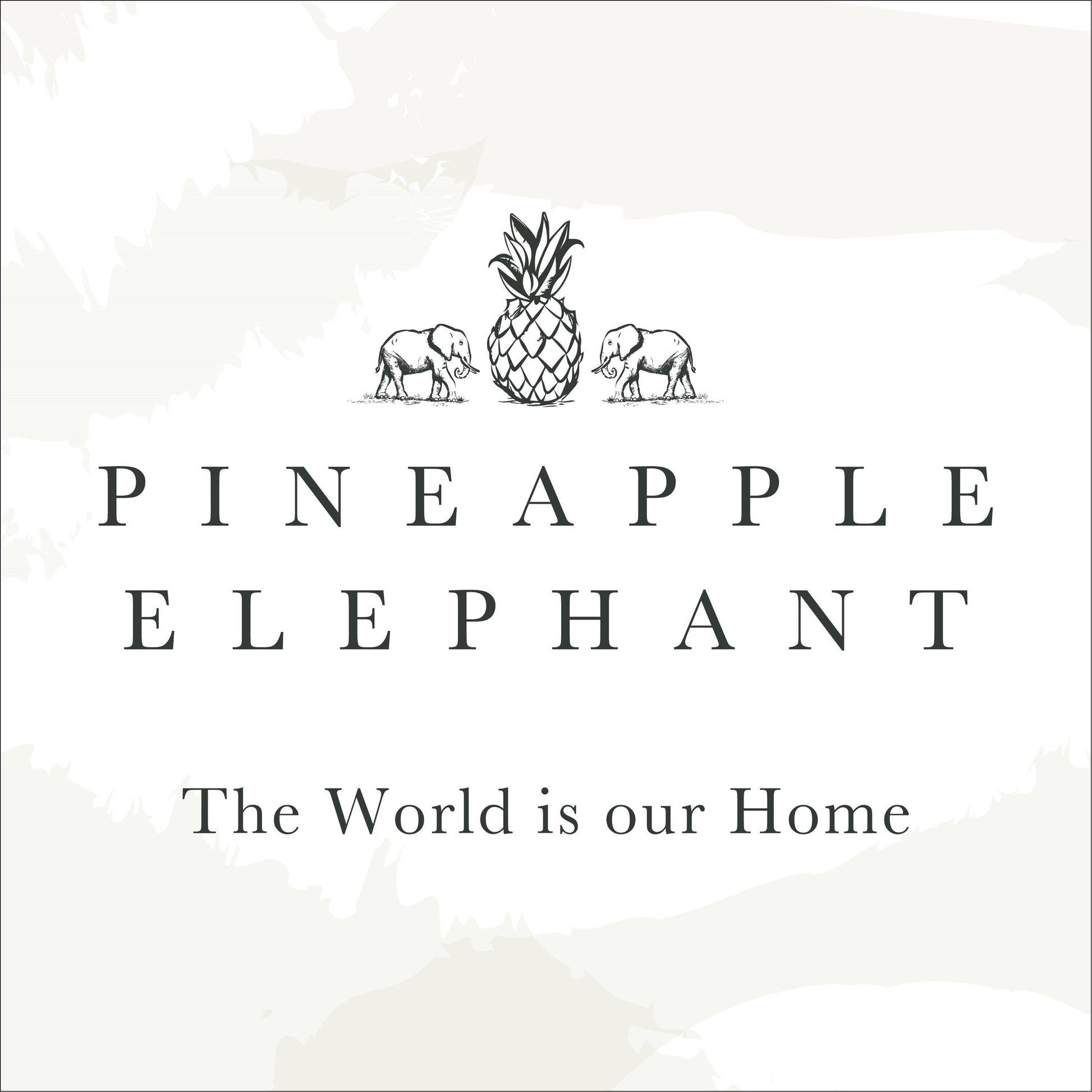 Pineapple Elephant Tufted Stripes Cotton Cushion Terracotta