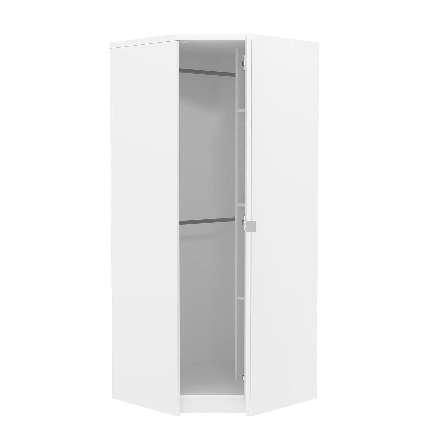 Corner Wardrobe with Mirror