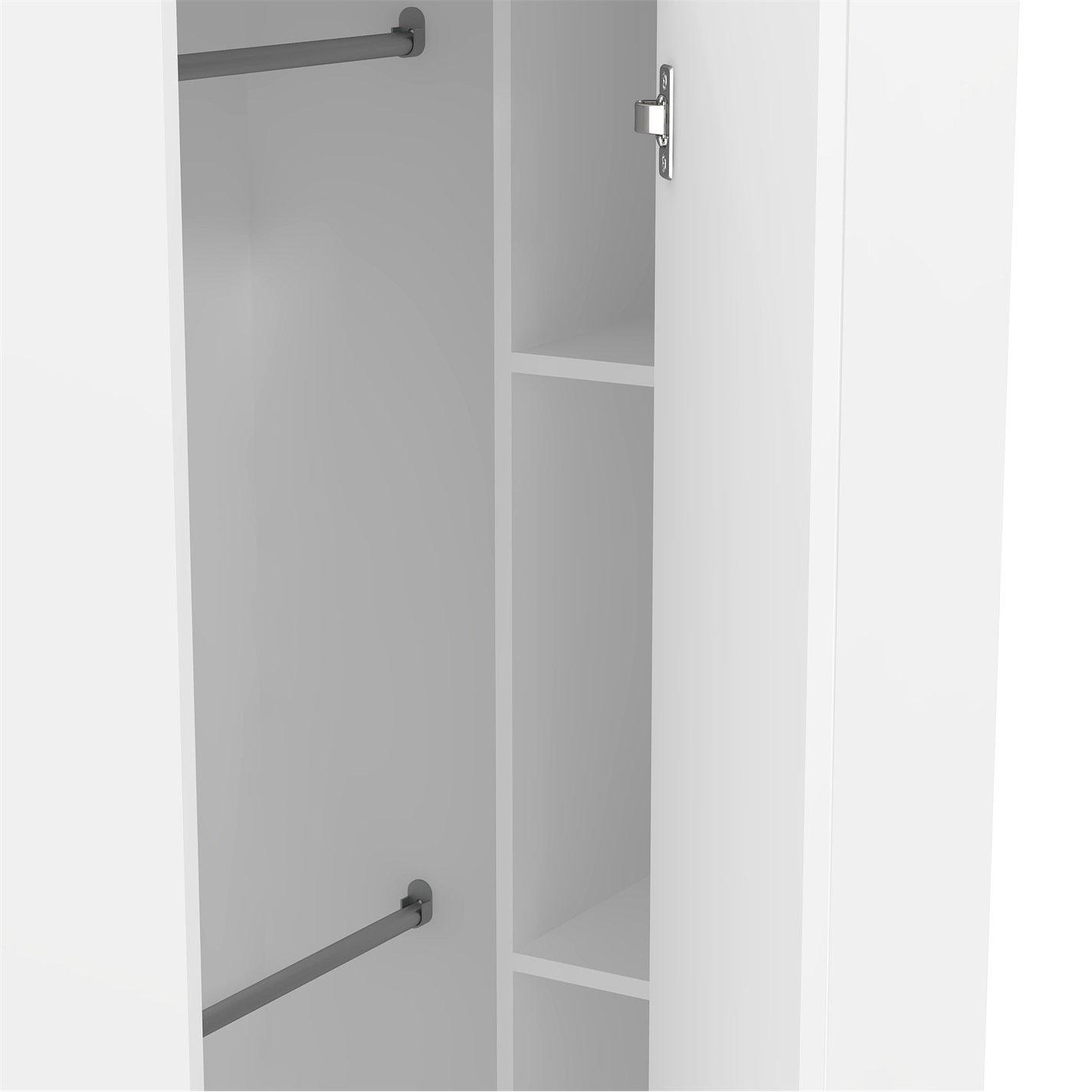 Corner Wardrobe with Mirror