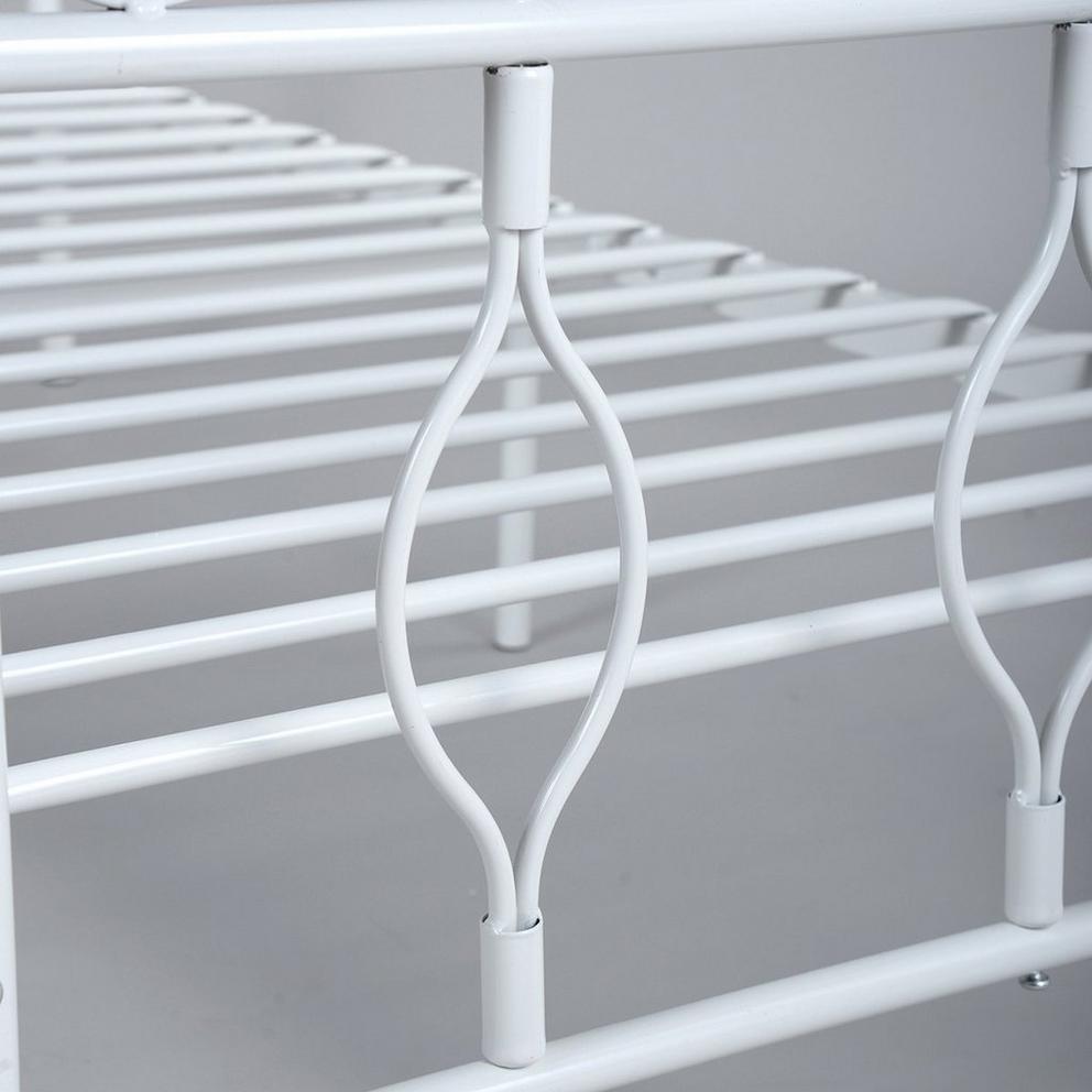 DANDY White Metal Bedframe Single size