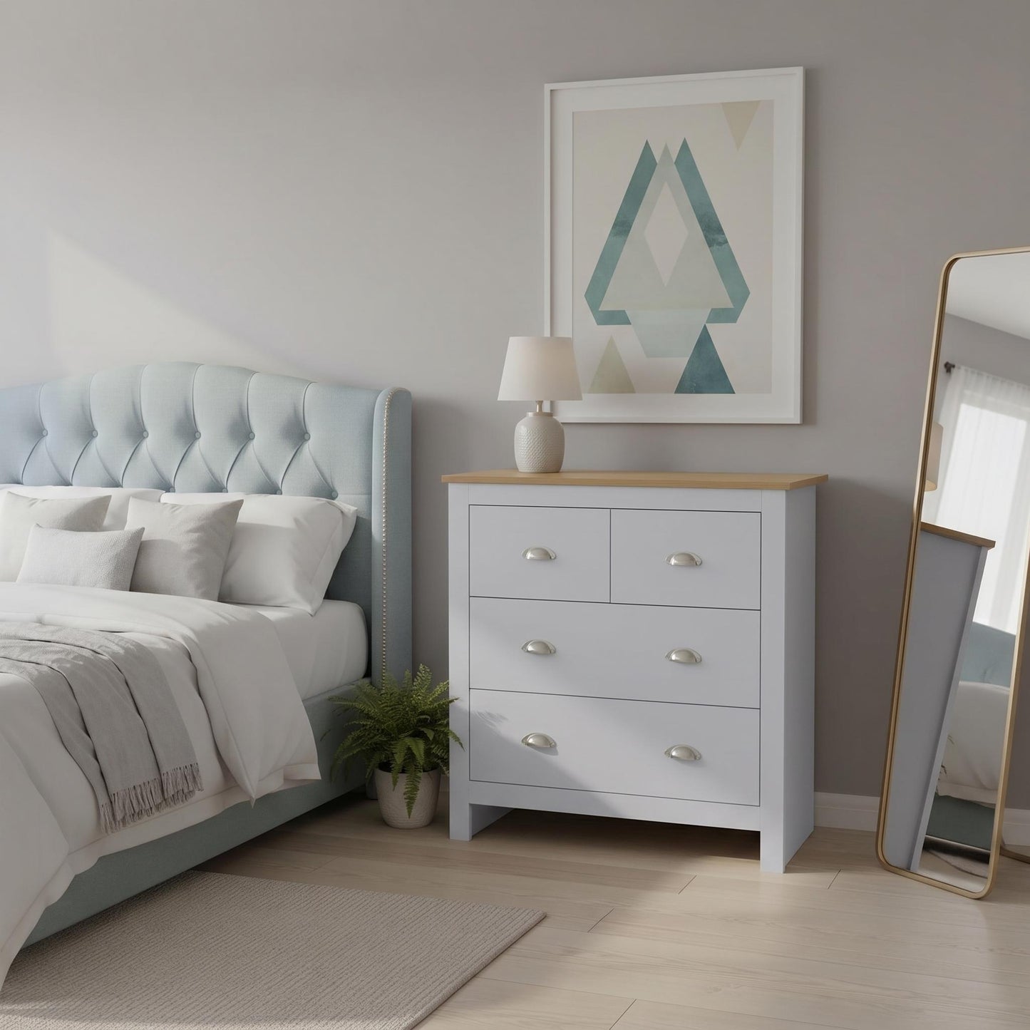 Jack Wills 4-Drawer Wood Chest of Drawers