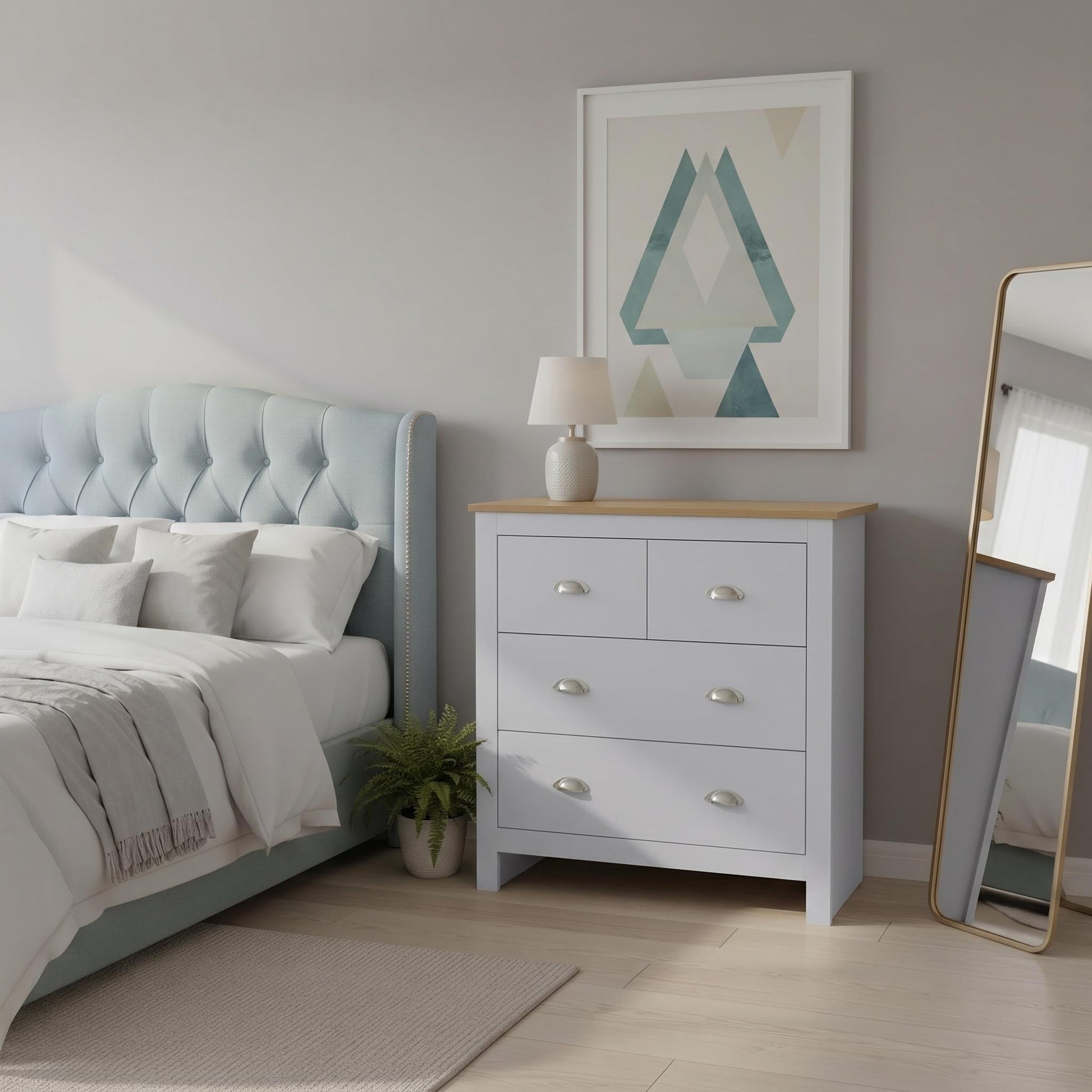 Jack Wills 4-Drawer Wood Chest of Drawers