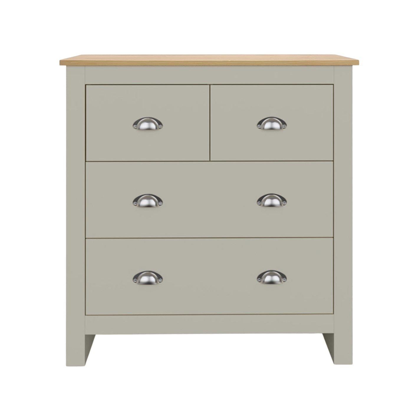 4-Drawer Wood Chest of Drawers
