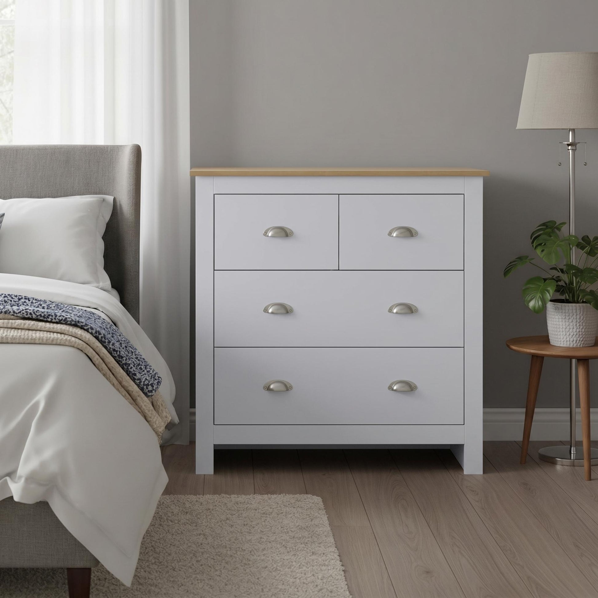 Jack Wills 4-Drawer Wood Chest of Drawers