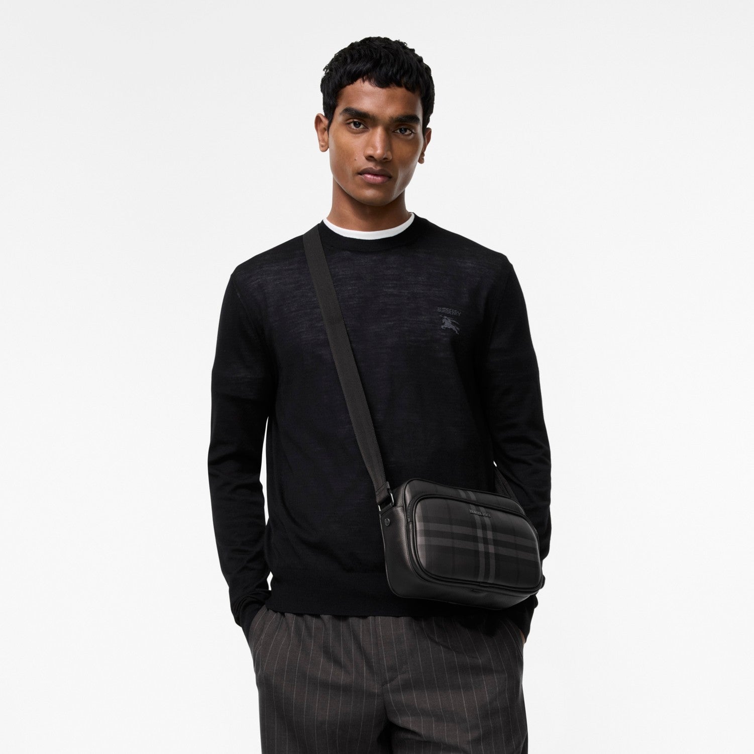 City Check Pocket Crossbody bag