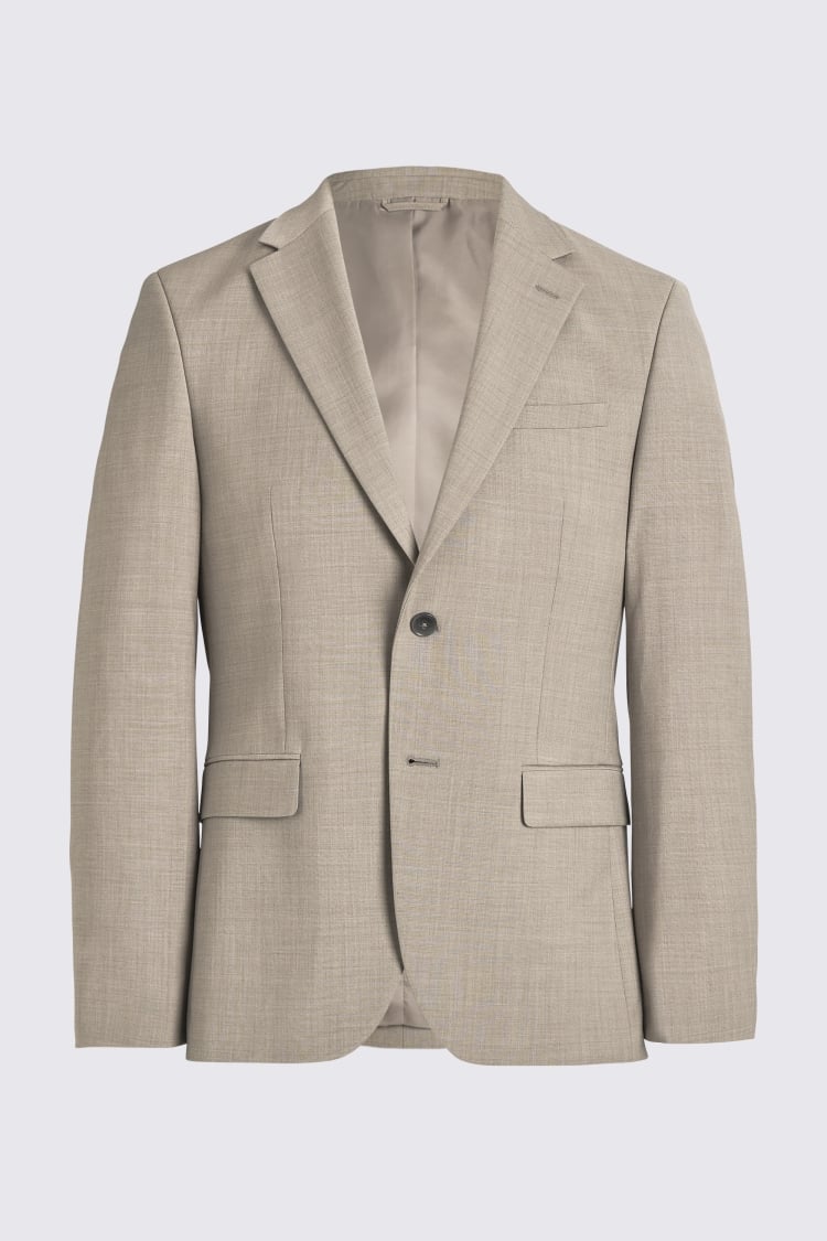 Slim Fit Taupe Performance Suit