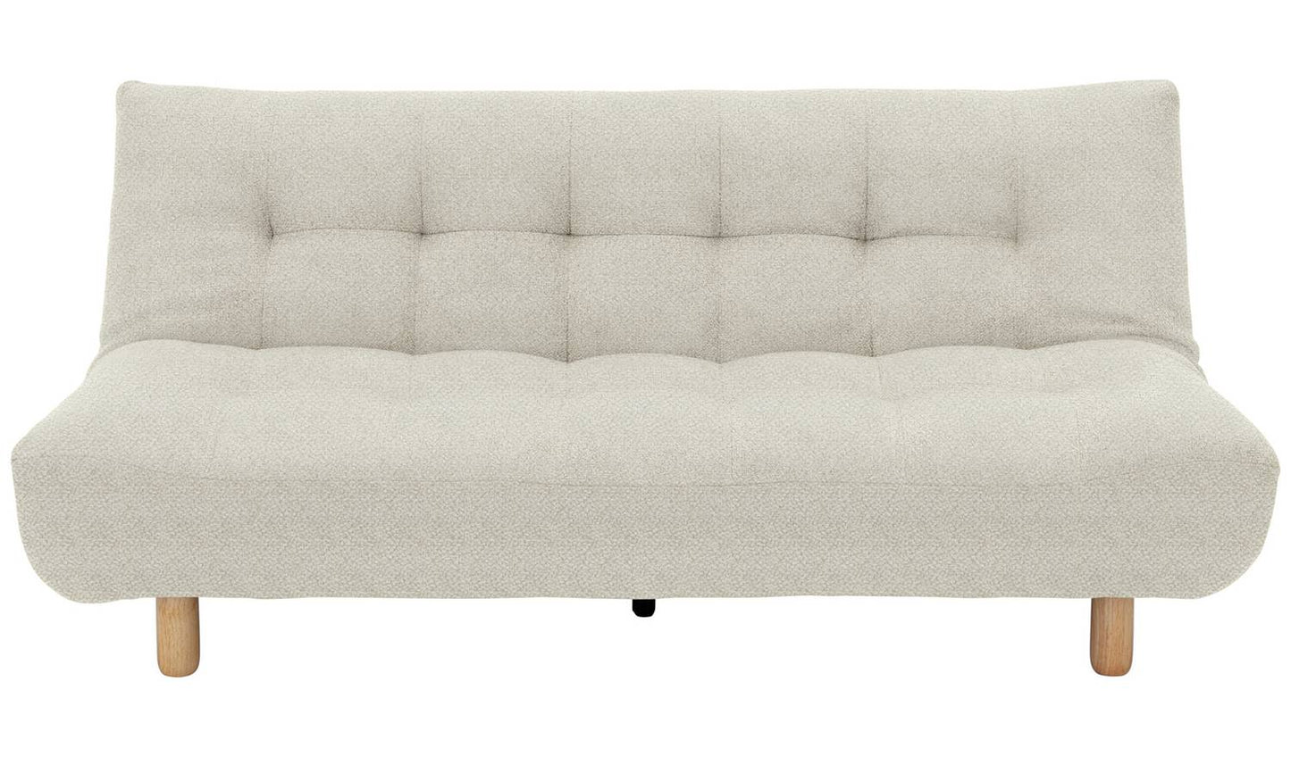 Habitat Kota 3 Seater Boucle Clic Clac Sofa Bed - Cream