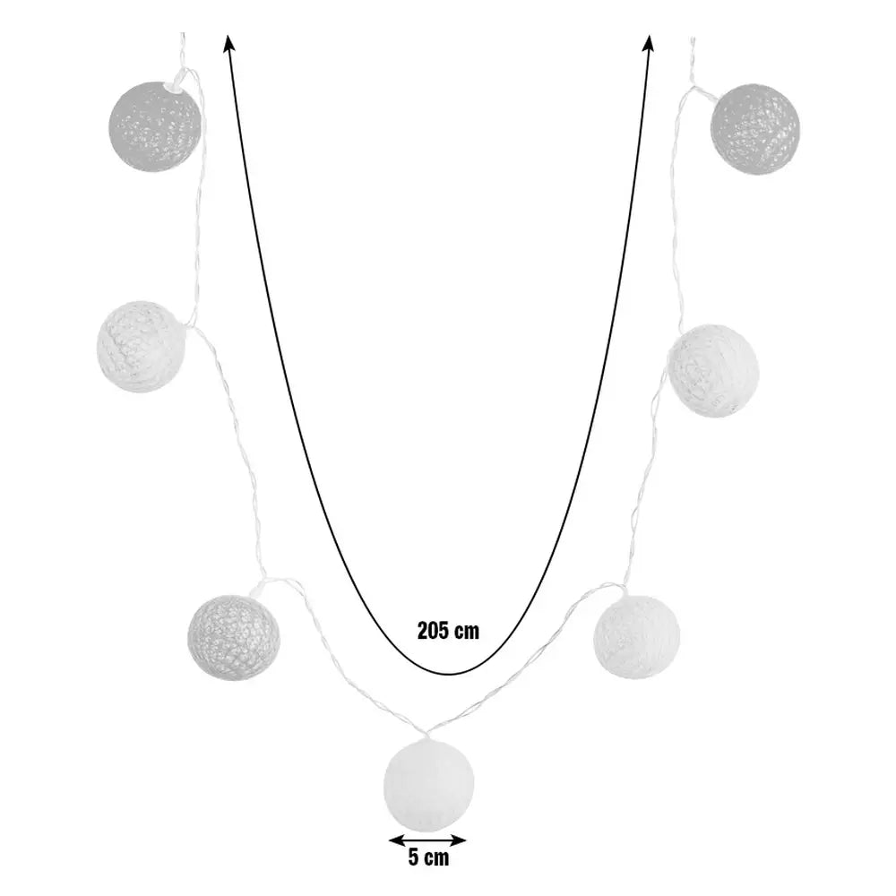 Argos Home Bright Ball String Lights