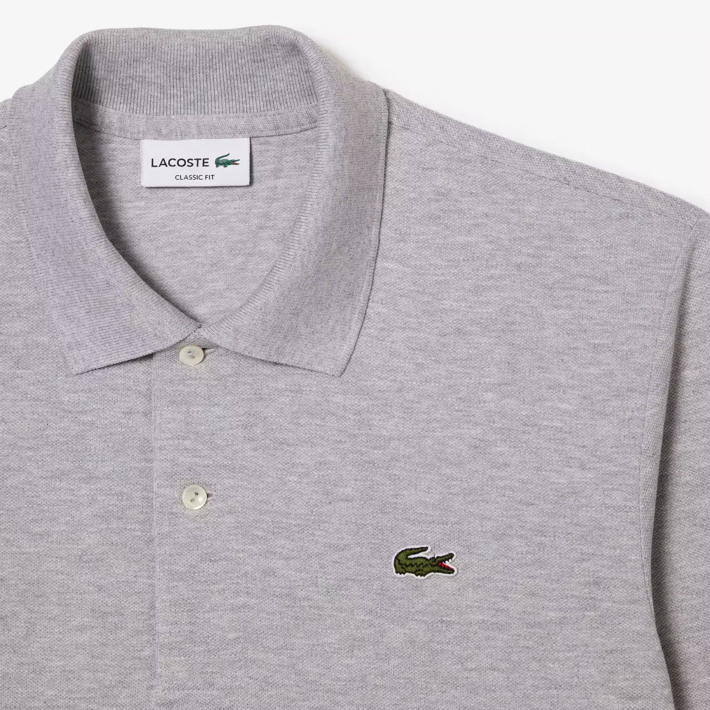 Classic Fit Long Sleeved L.12.12 Polo Shirt
