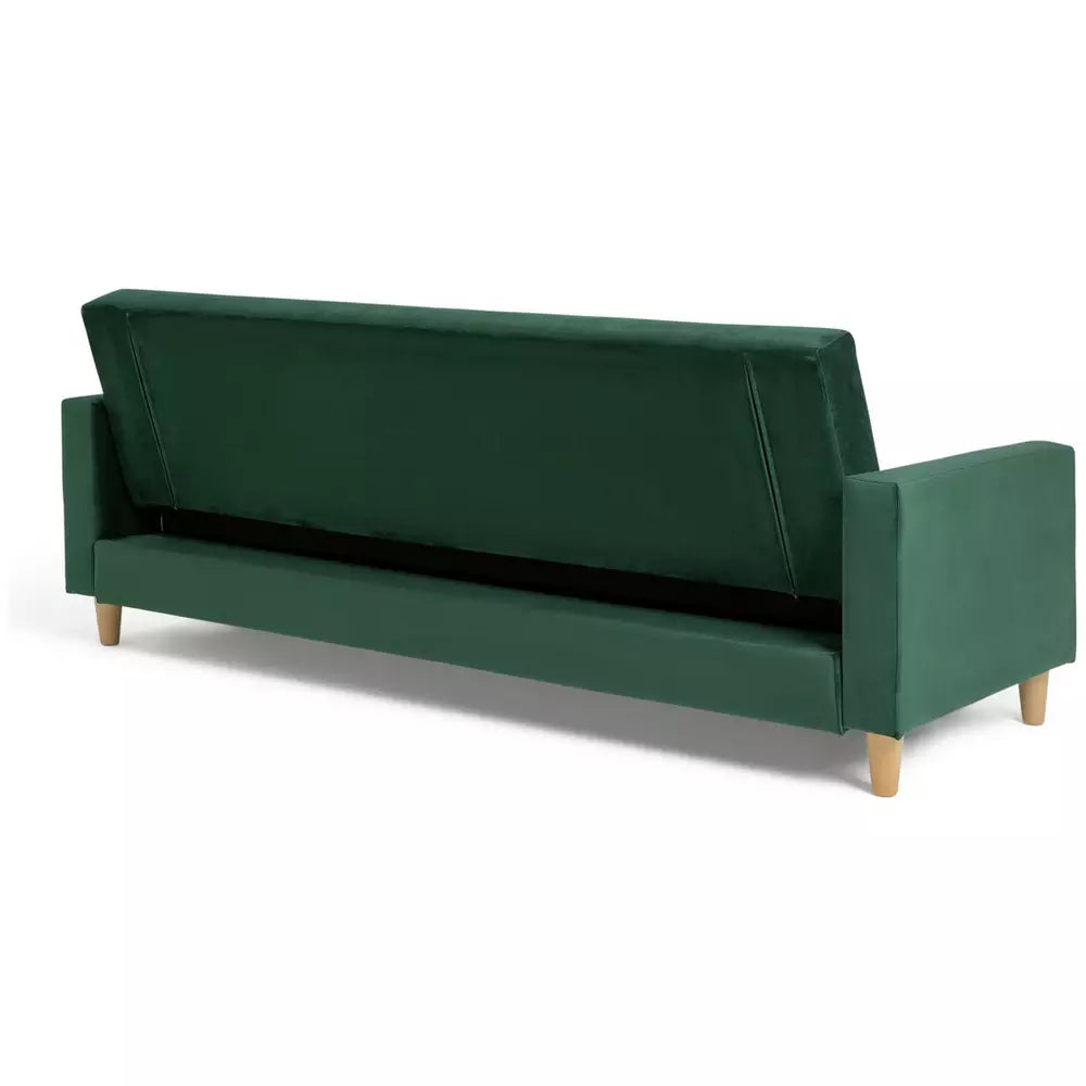 Habitat Brooks Fabric 3 Seater Clic Clac Sofa Bed - Green