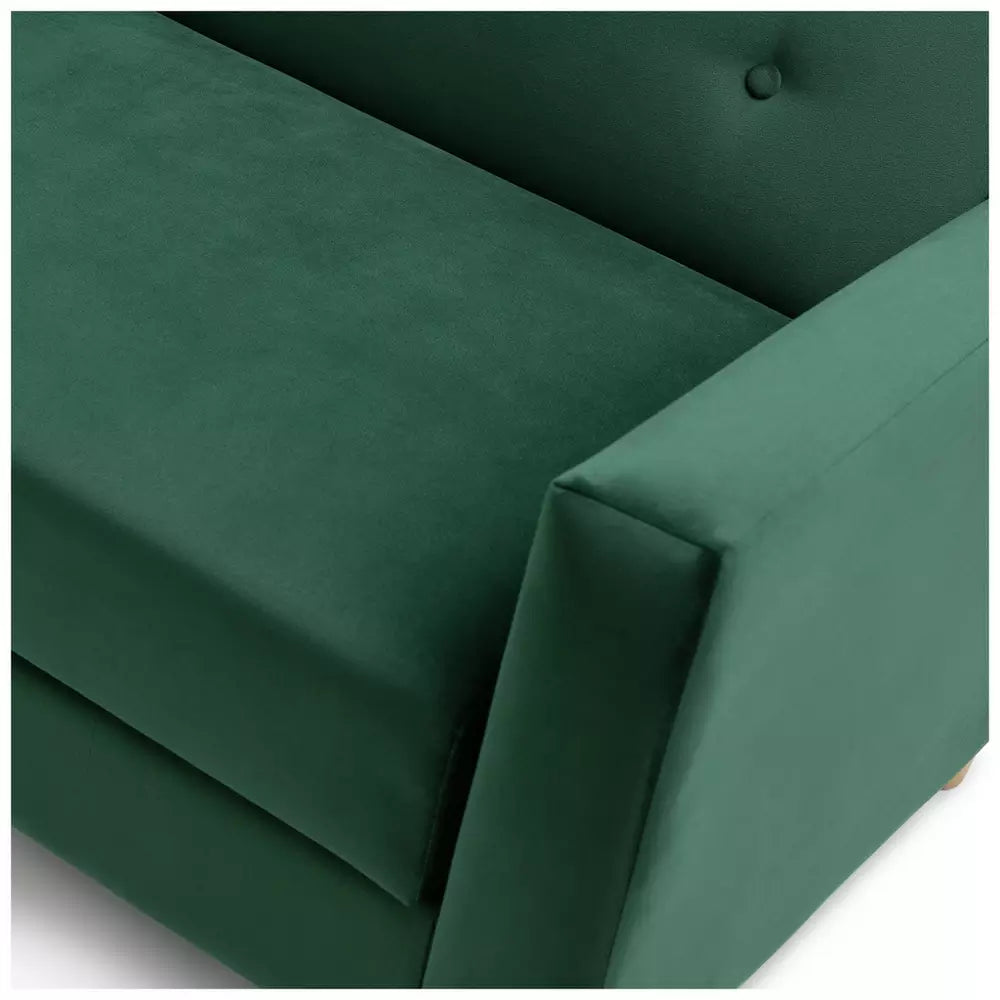 Habitat Brooks Fabric 3 Seater Clic Clac Sofa Bed - Green