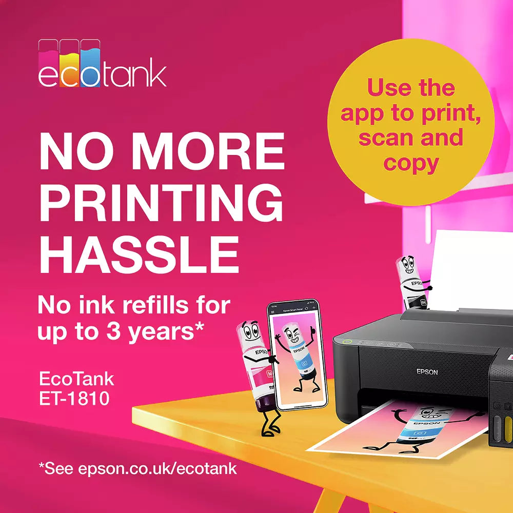 Epson EcoTank ET-1810 Wireless Inkjet Printer