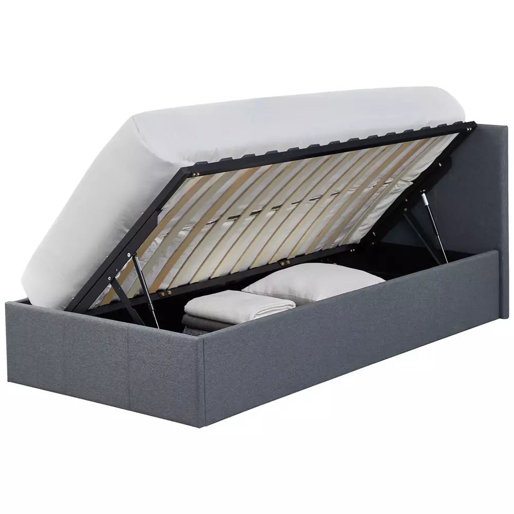 Argos Home Heathdon Single Ottoman Bed Frame - Grey