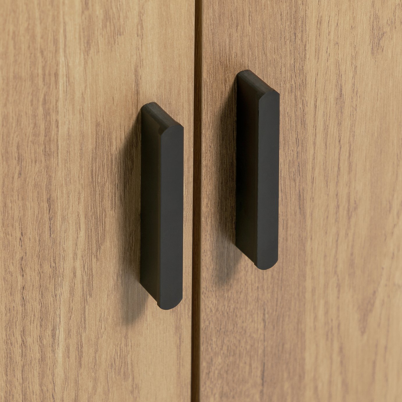 Argos Home Loft Living 2 Door Cabinet - Oak