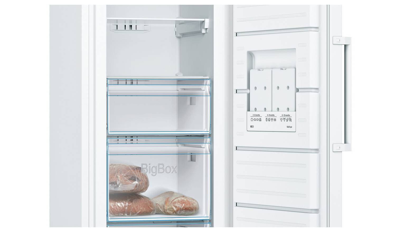 Bosch GSN33VWEPG Tall Freezer - White