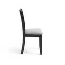 Argos Home Banbury Ext Black Dining Table & 4 Black Chairs