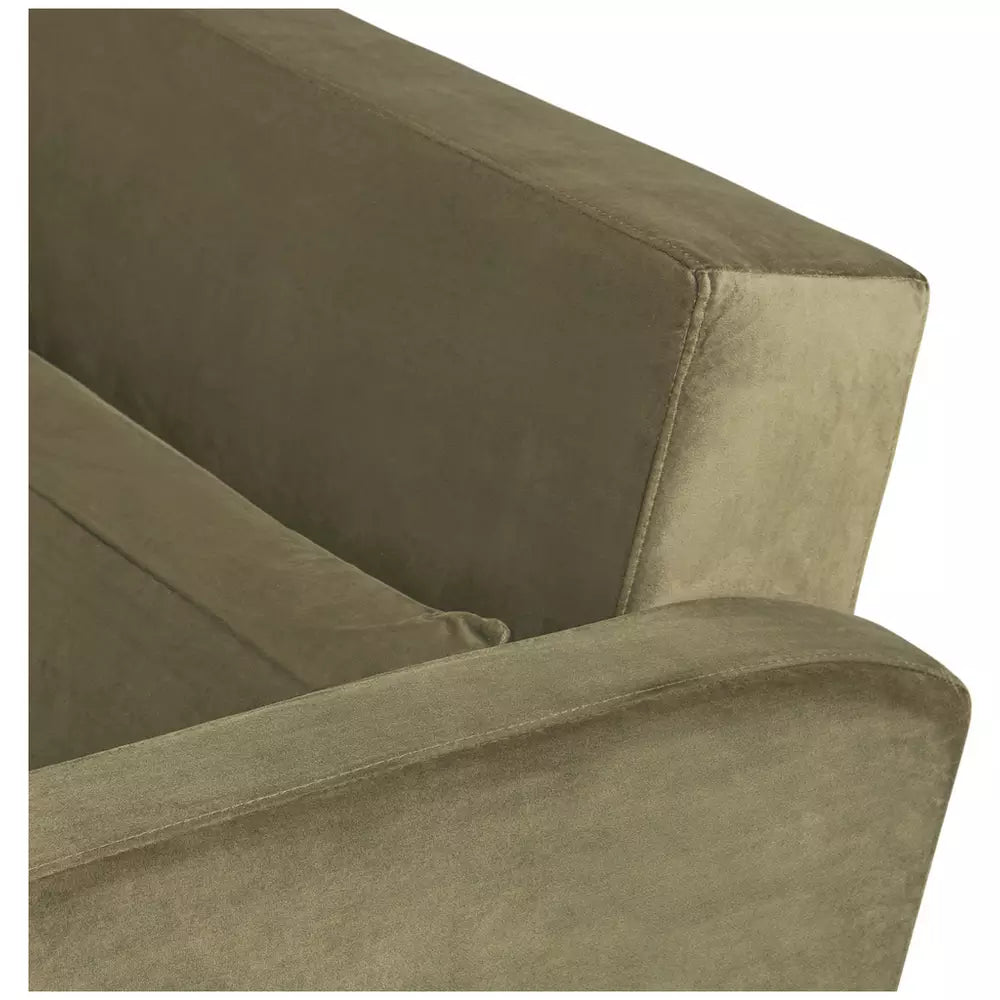 Argos Home Andy Velvet 3 Seater Clic Clac Sofa Bed - Sage
