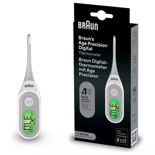 Braun PRT2000 Digital Stick Thermometer with Age Precision