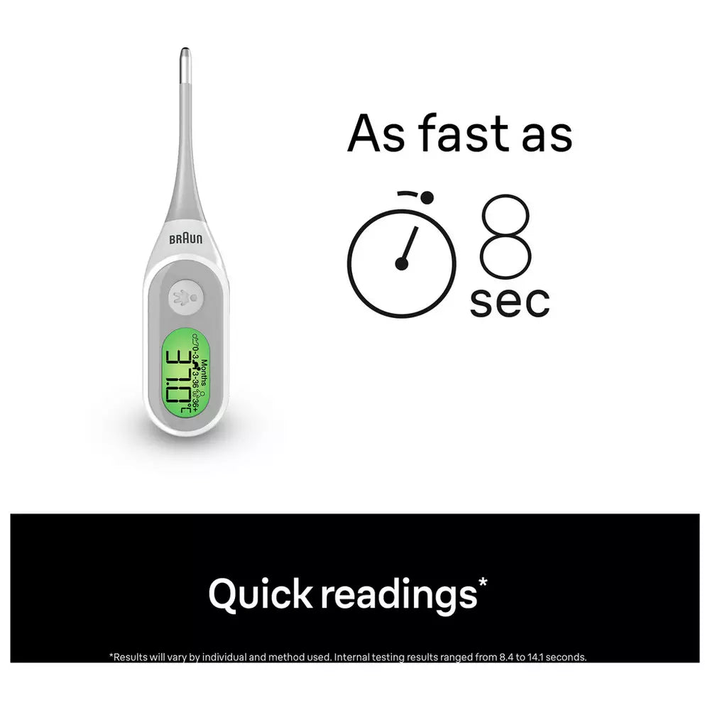 Braun PRT2000 Digital Stick Thermometer with Age Precision