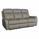Aspire Kingsmere Leather 3 Seater Power Recliner Sofa - Elephant