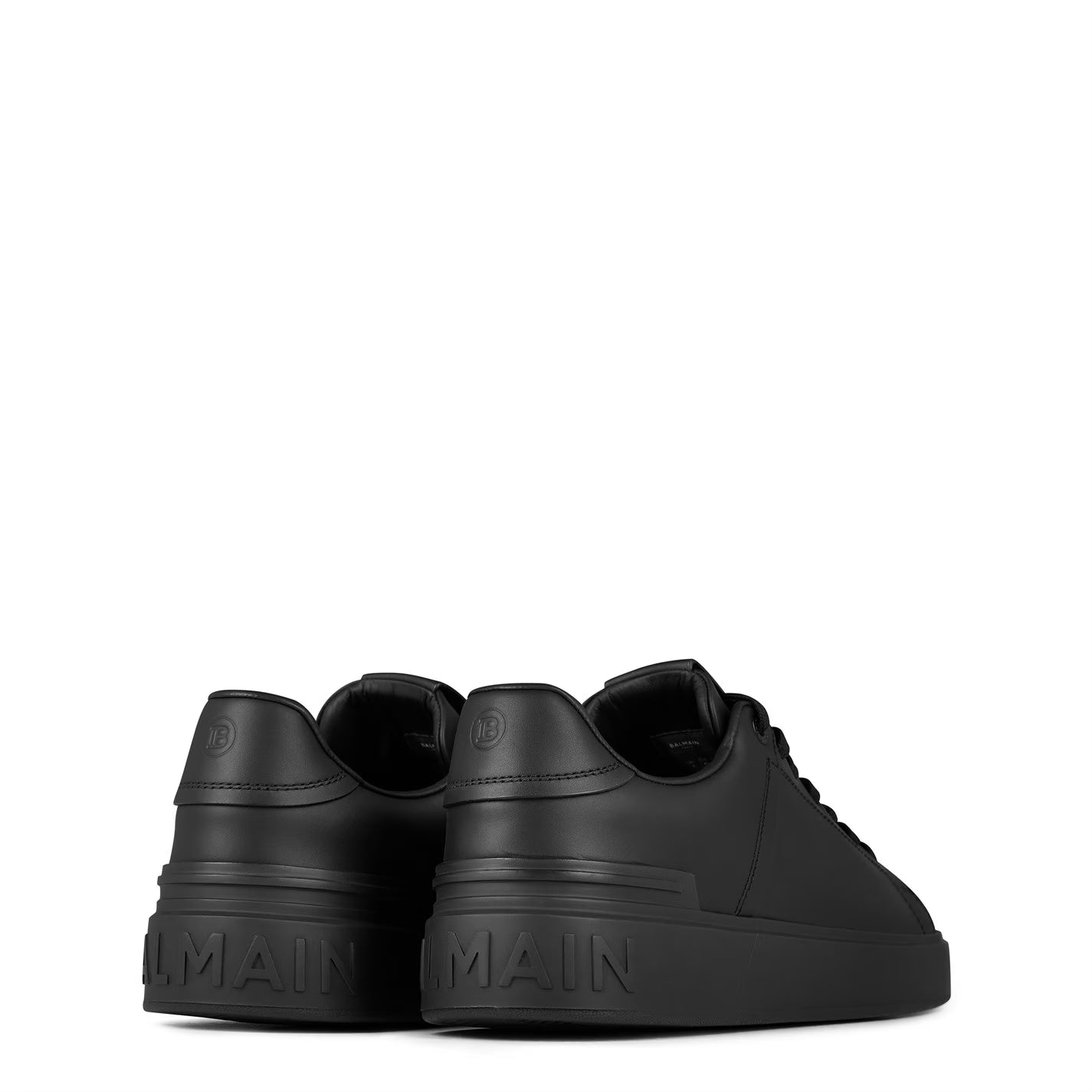 BALMAIN Men's B-Court Classic Leather Trainers