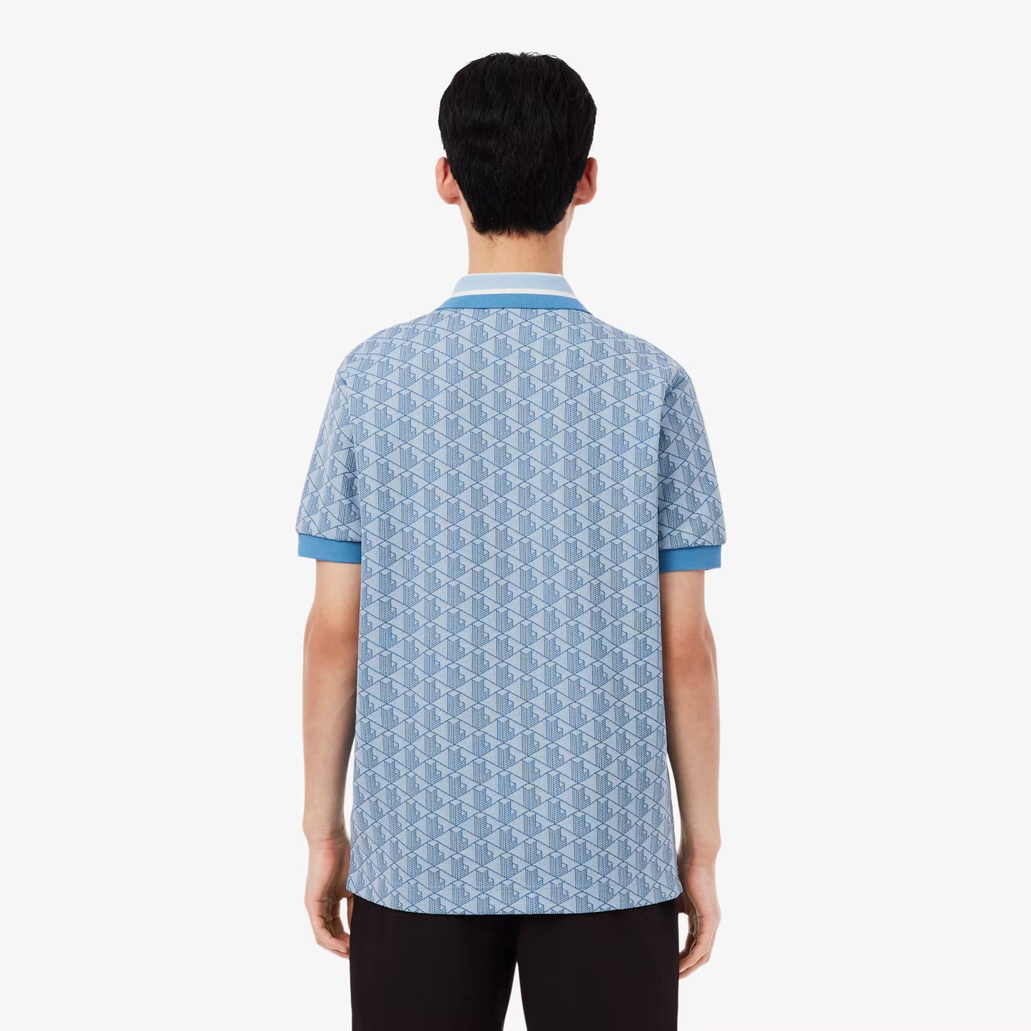 Classic Fit Monogram Jacquard Polo Shirt