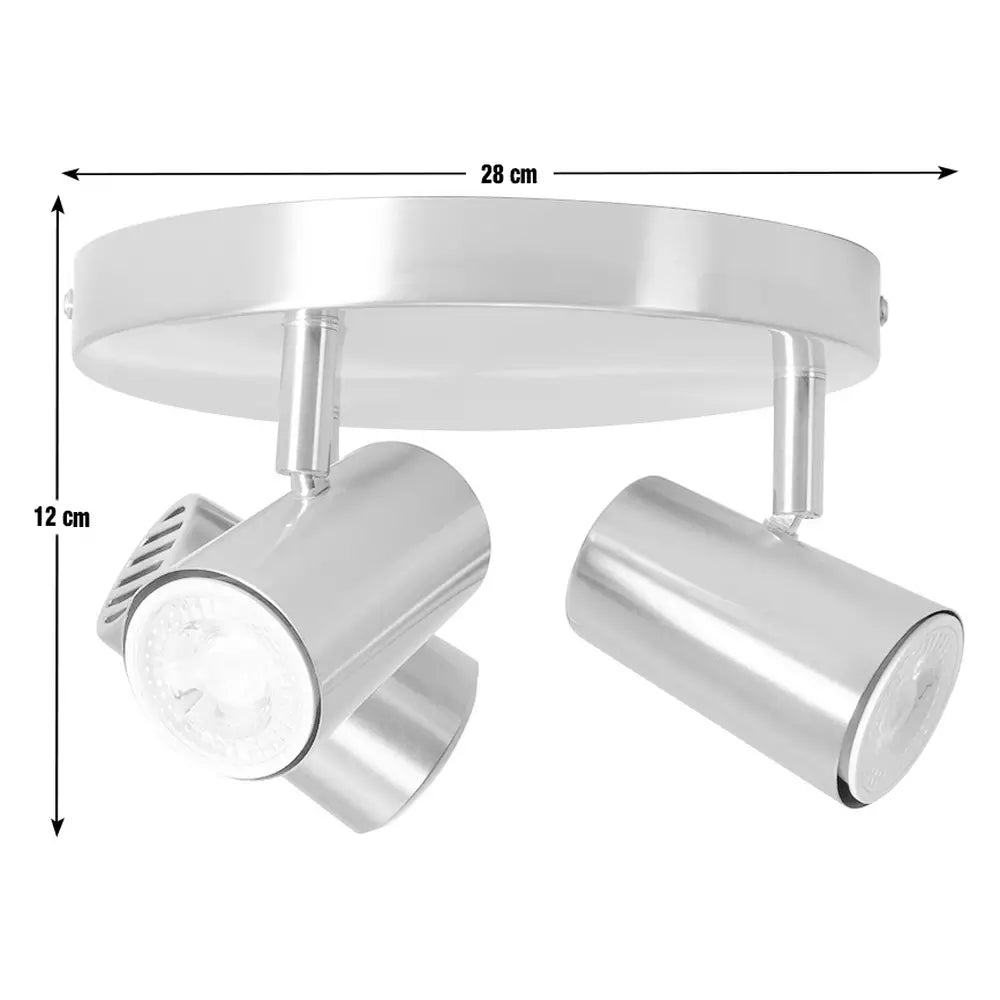 Argos Home 3 Light Spotlight Plate - Brass