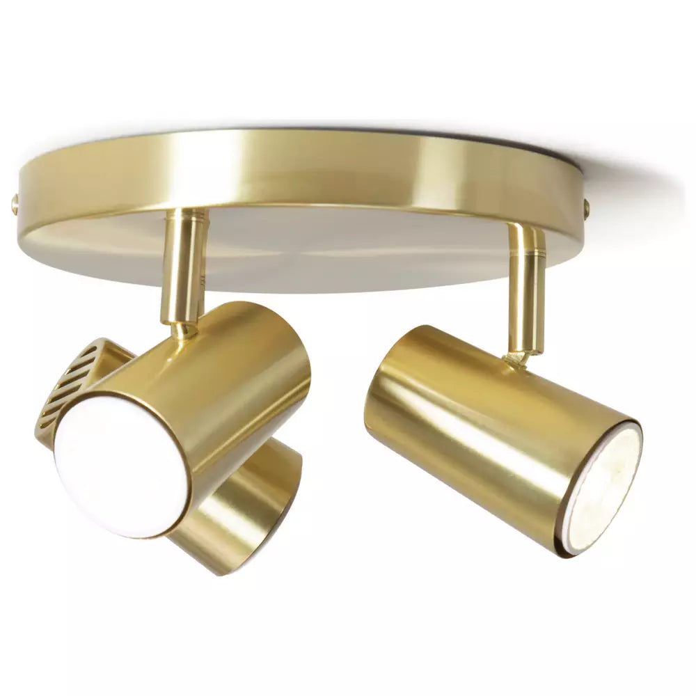 Argos Home 3 Light Spotlight Plate - Brass