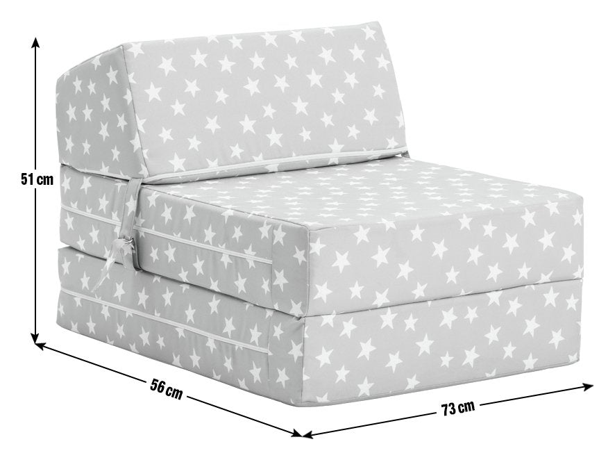 Habitat Kids Fabric Chairbed - Grey