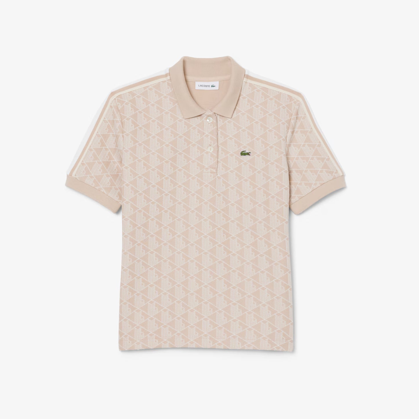 Slim Fit Monogram Jacquard Polo Shirt
