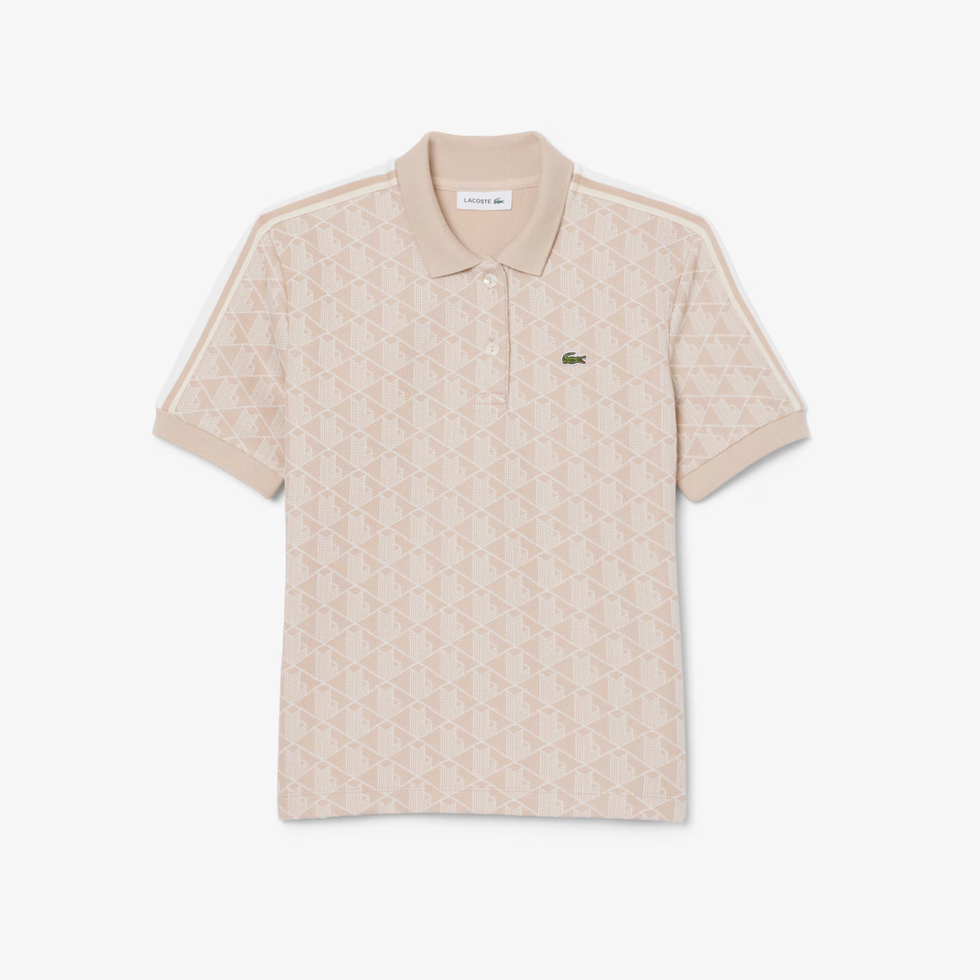Slim Fit Monogram Jacquard Polo Shirt