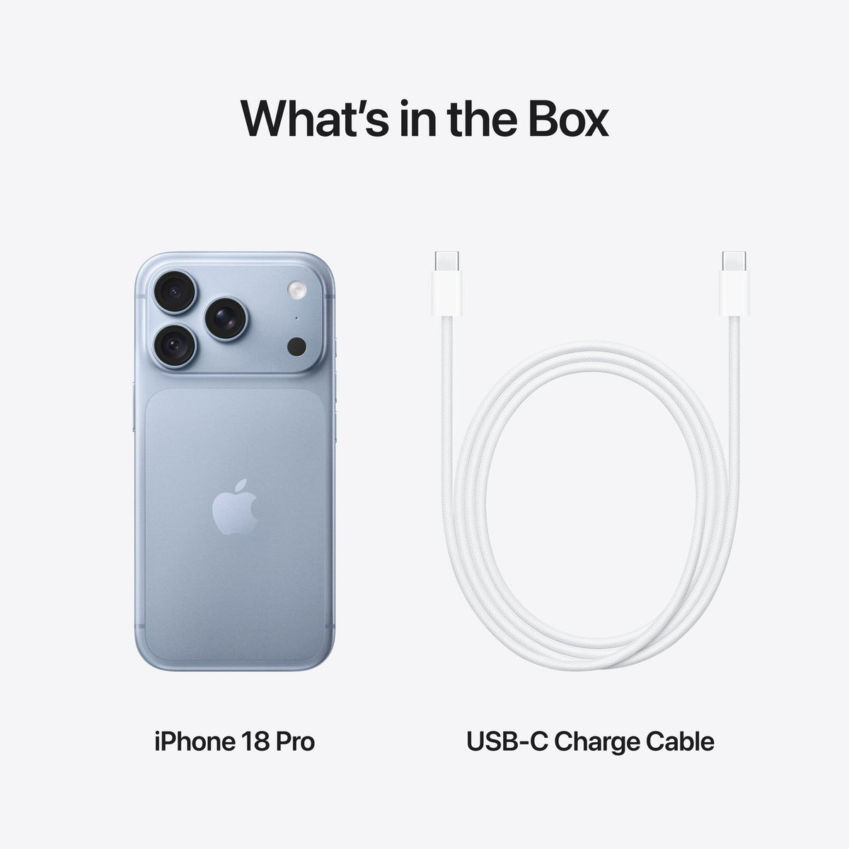 SIM Free iPhone 18 Pro 5G 512GB AI Mobile Phone - Glacier Pre-Order