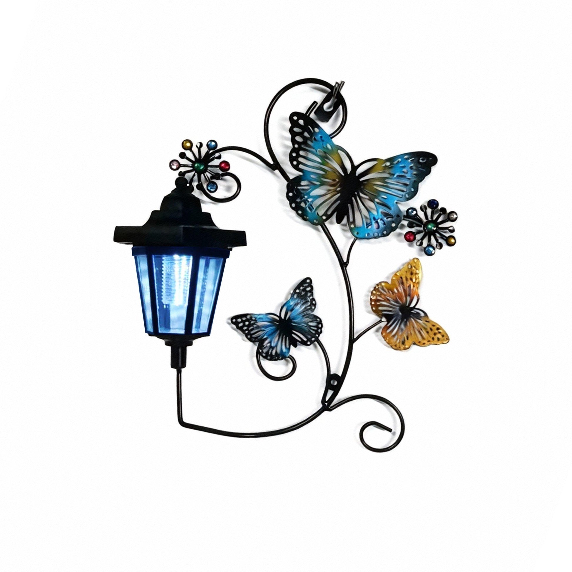 Linea Solar Butterfly Wall Plaque 63