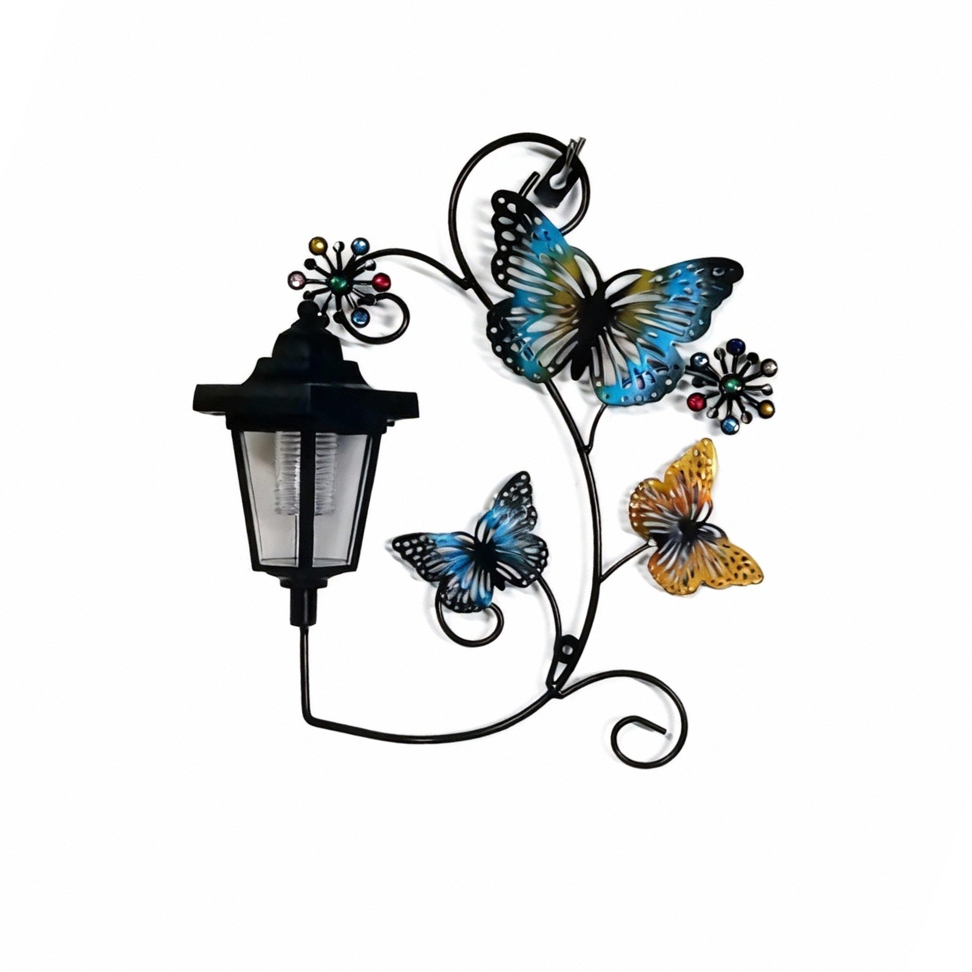 Linea Solar Butterfly Wall Plaque 63