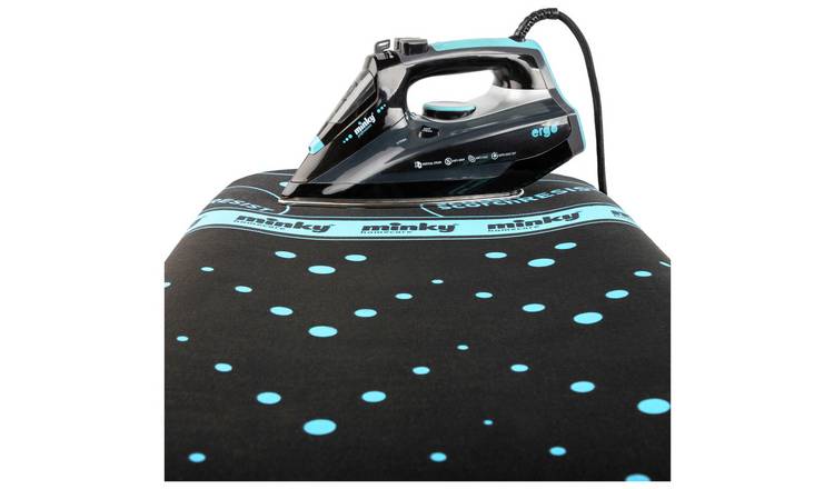 Minky 122x38cm Scorch Resist Ironing Board - Black