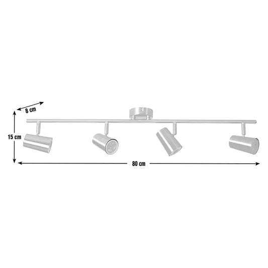 Argos Home Este 4 Light Bar Light - Brass