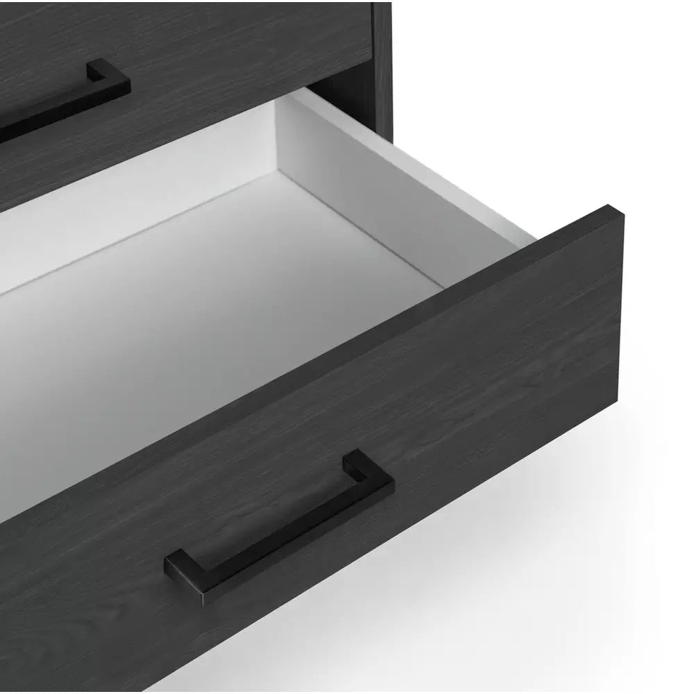 Argos Home Oslo 3 Piece 2 Door Wardrobe Set-Black Oak Effect