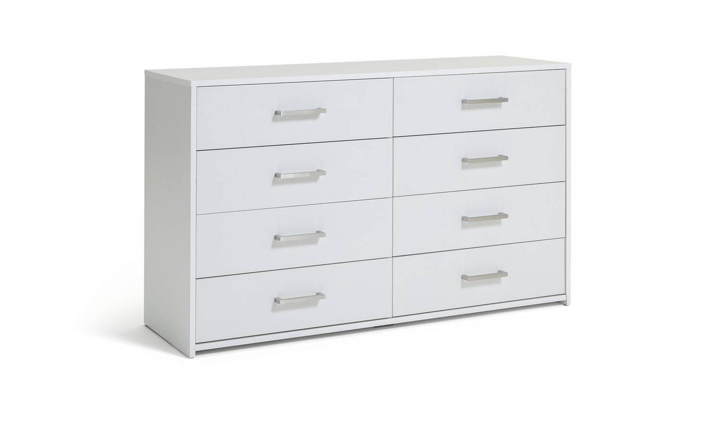Argos Home Oslo 8 Drawer Chest - White