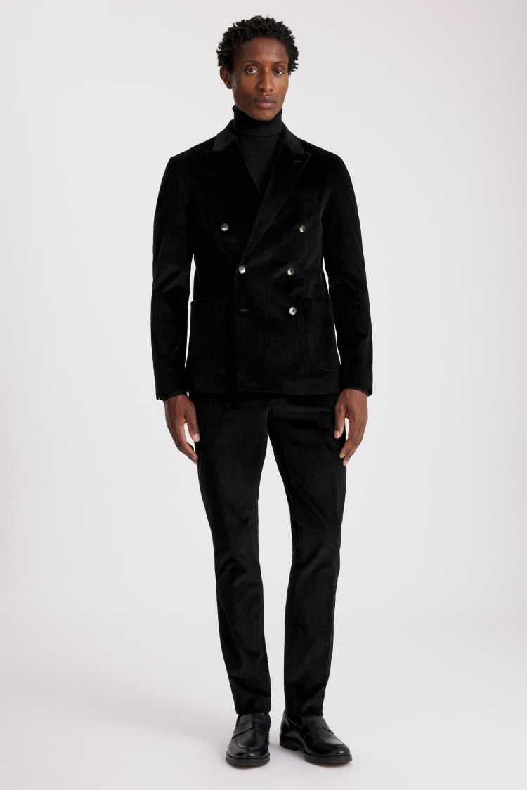 Slim Fit Ink Corduroy Suit