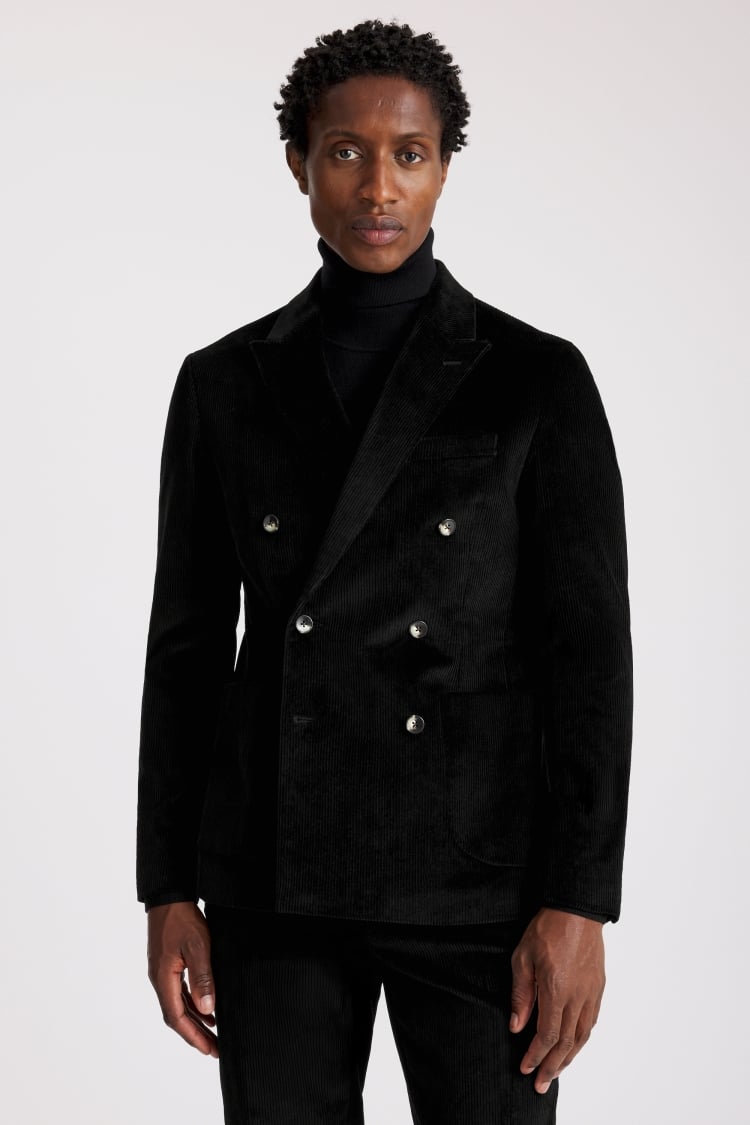 Slim Fit Ink Corduroy Suit