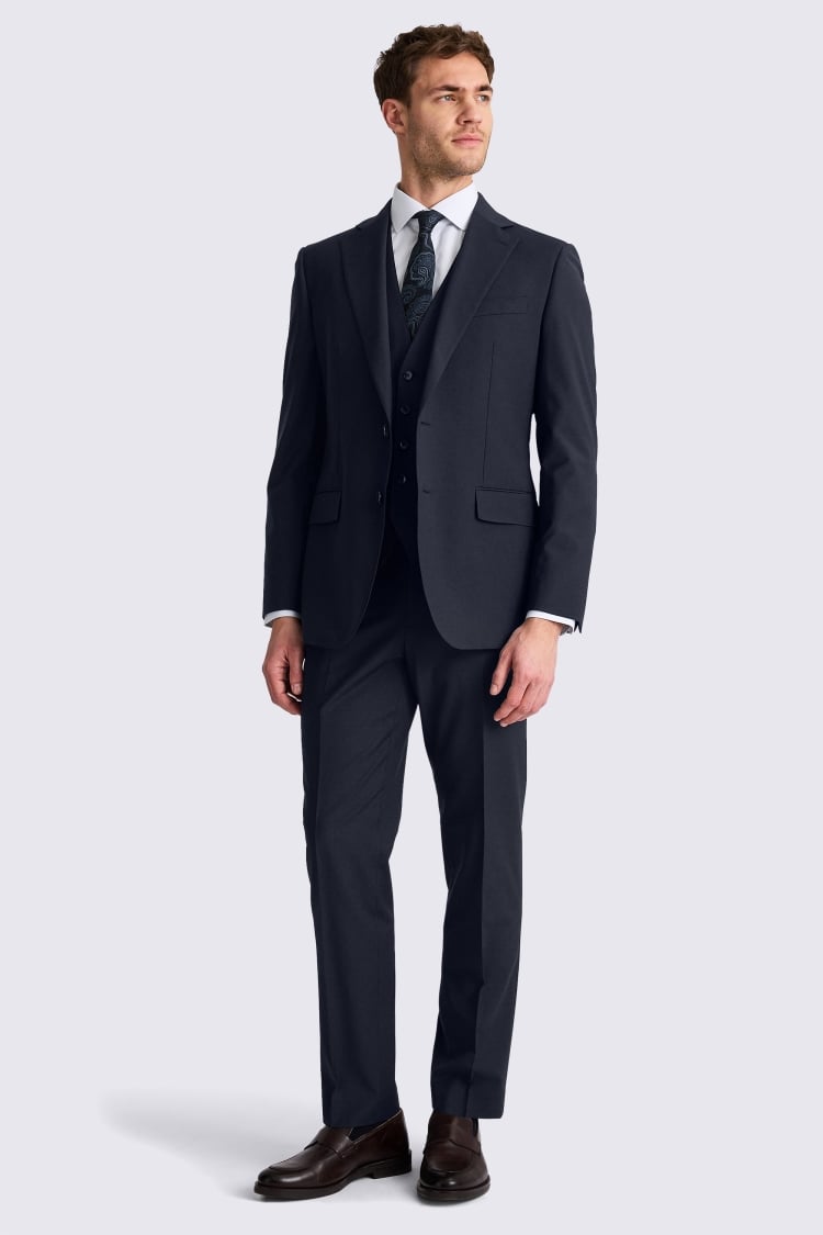 Tailored Fit Navy Performance Suit