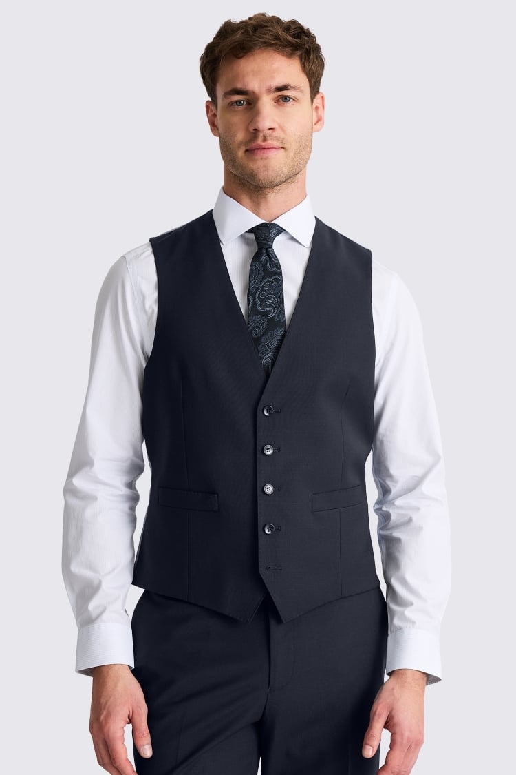 Tailored Fit Navy Performance Suit