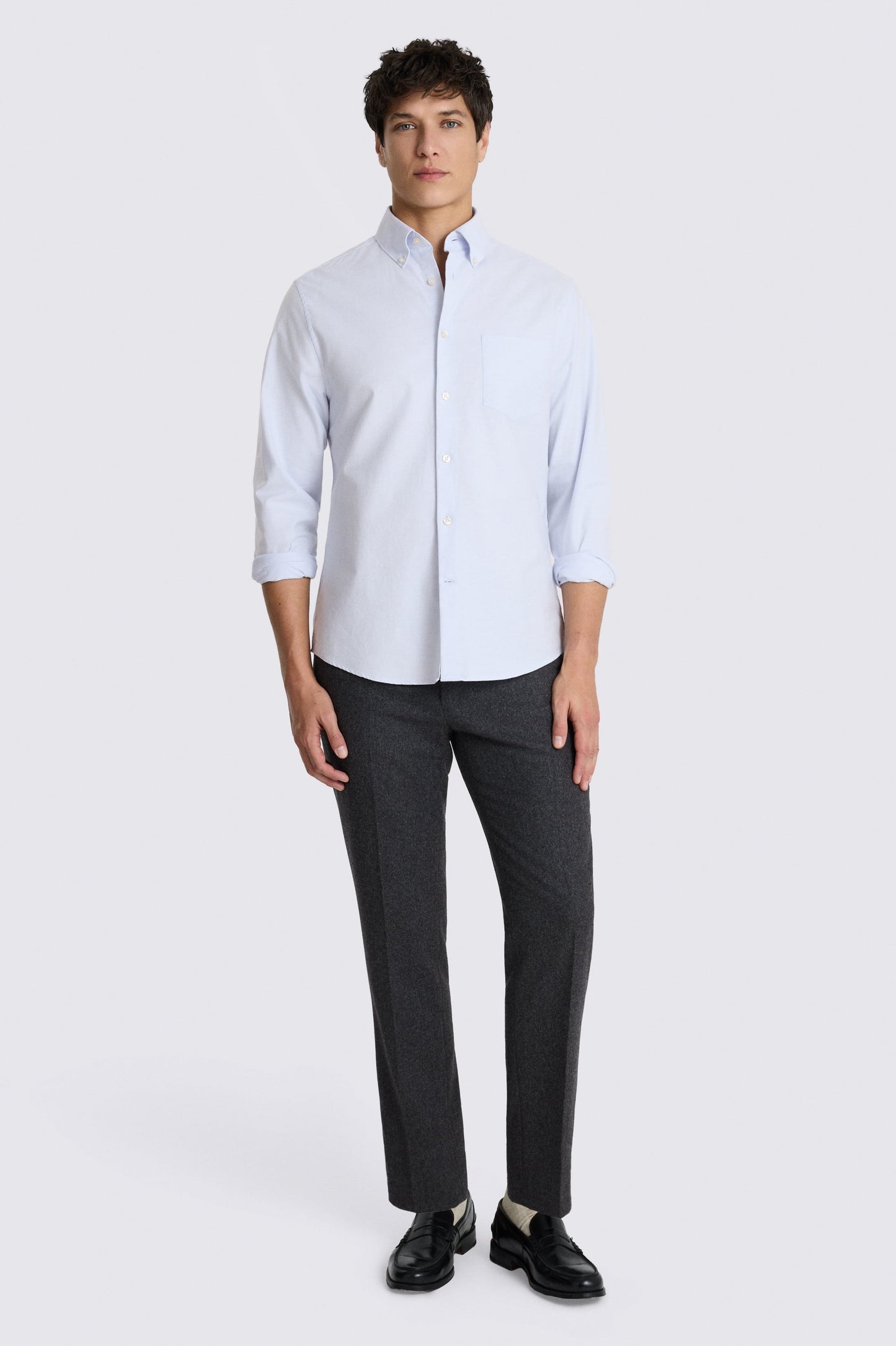 Sky Washed Cotton Oxford Shirt